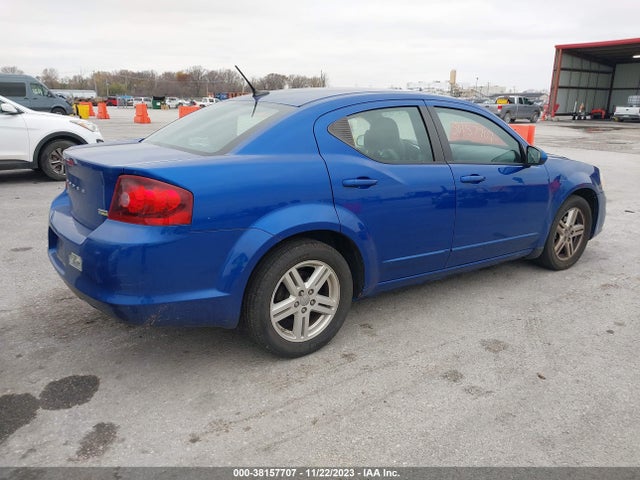 2013 DODGE AVENGER SXT VIN: 1C3CDZCG6DN666520