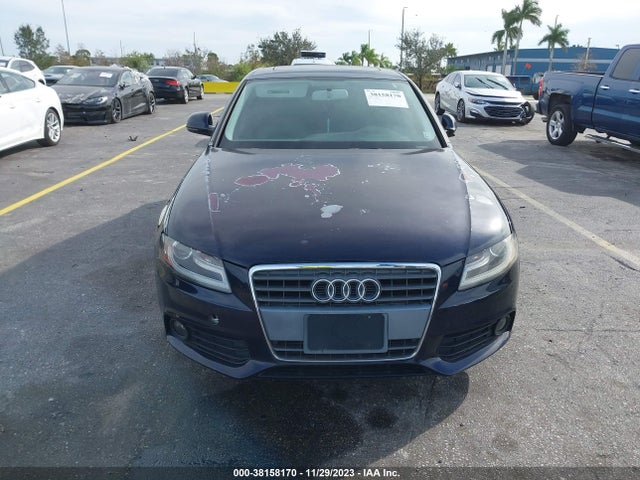 2009 AUDI A4 2.0T PREMIUM VIN: WAULF78K29A081789