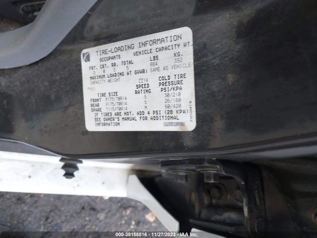 1994 SATURN SL1 VIN: 1G8ZG5597RZ279747