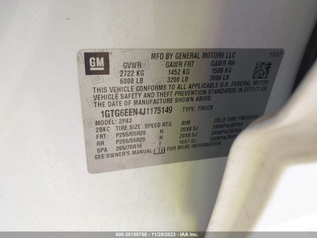 1GTG6EEN4J1175149 GMC Canyon Denali