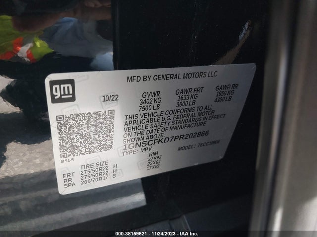 Chevrolet Suburban 2wd Premier 2023 1GNSCFKD7PR202866 Image 9