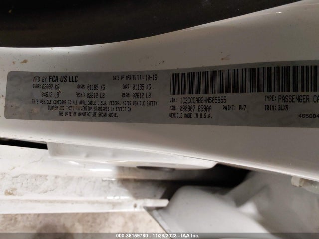 Chrysler 200 Limited Platinum 2017 1C3CCCAB2HN509855 Image 9