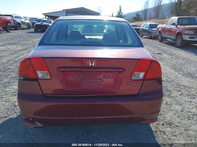2005 HONDA CIVIC EX VIN: 2HGES26885H531606