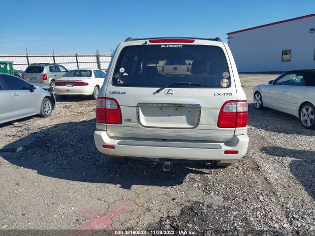2000 LEXUS LX 470 VIN: JT6HT00WXY0112256