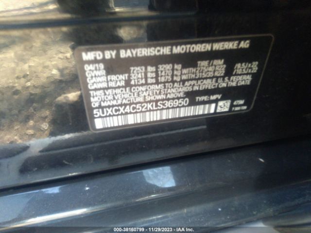 5UXCX4C52KLS36950 BMW X7 Xdrive50i