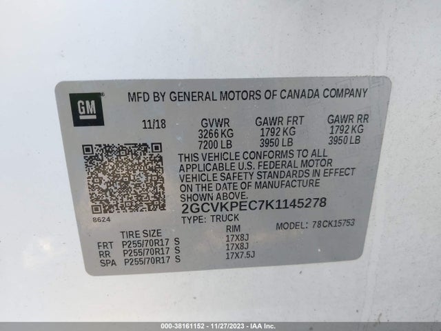 Chevrolet Silverado 1500 Ld Lt 2019 2GCVKPEC7K1145278 Image 9