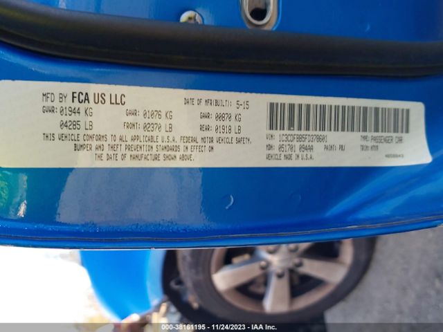 1C3CDFBB5FD378601 Dodge DART SXT