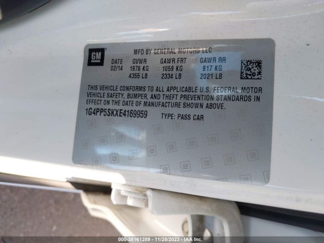 1G4PP5SKXE4169959 Buick Verano