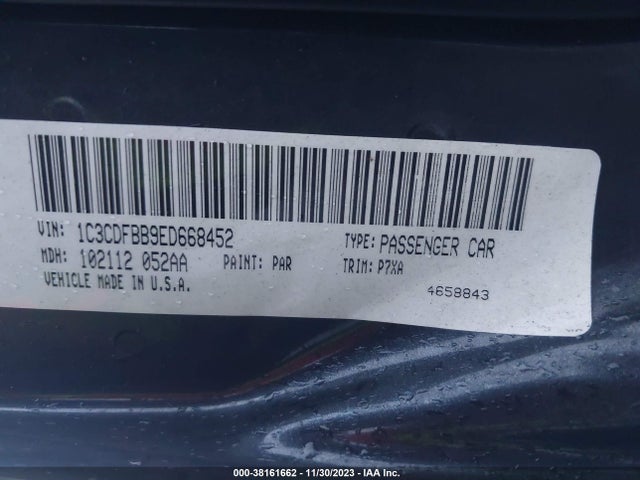 Dodge DART SXT 2014 1C3CDFBB9ED668452 Image 9