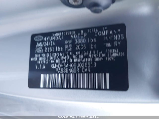 Hyundai Elantra 2014 KMHDH6AH0EU026613 Image 9