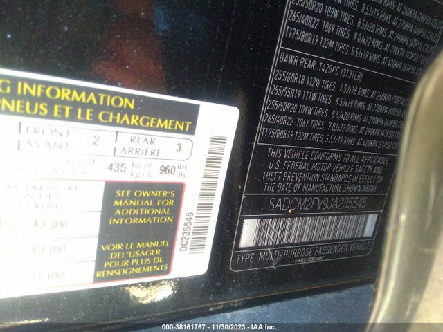 2018 JAGUAR F-PACE SADCM2FV9JA235545 Photo 8