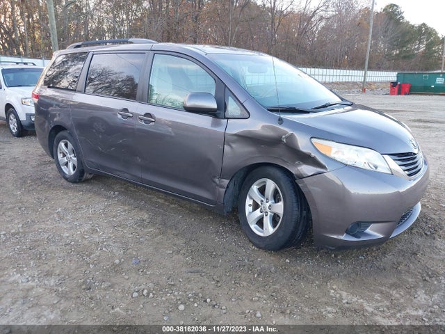 2012 TOYOTA SIENNA LE V6 8 PASSENGER VIN: 5TDKK3DC8CS191581