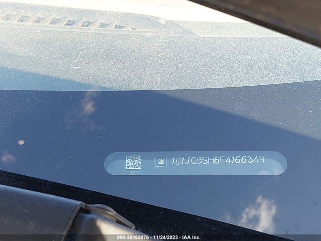 Chevrolet Sonic Lt Auto 2015 1G1JC5SH6F4166349 Image 9