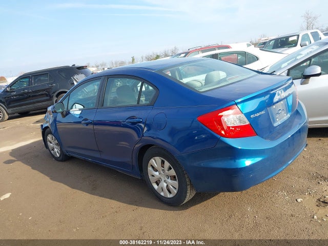 2012 HONDA CIVIC LX VIN: 19XFB2F58CE074071