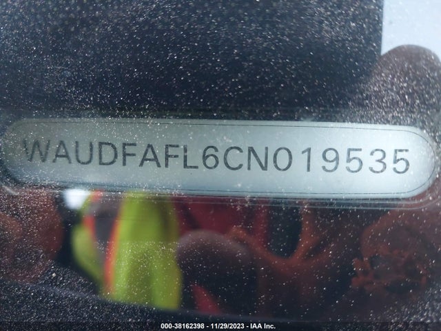 2012 AUDI A4 2.0T PREMIUM VIN: WAUDFAFL6CN019535