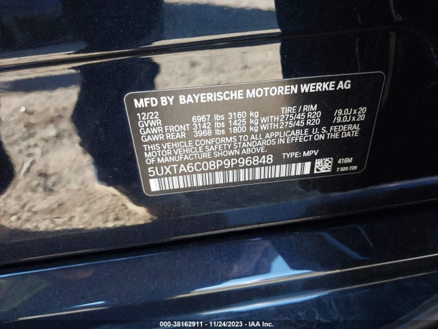 BMW X5 Phev Xdrive45e 2023 5UXTA6C08P9P96848 Image 9