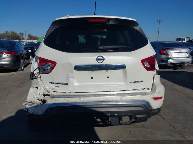 2017 NISSAN PATHFINDER PLATINUM VIN: 5N1DR2MNXHC622152
