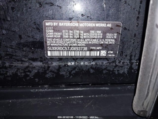 5UXKR0C57J0X93738 BMW X5 Xdrive35i