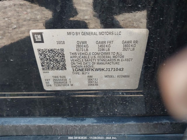 Chevrolet Traverse Ls 2019 1GNERFKW9KJ171043 Image 9