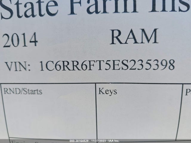 RAM 1500 Express 2014 1C6RR6FT5ES235398 Image 9