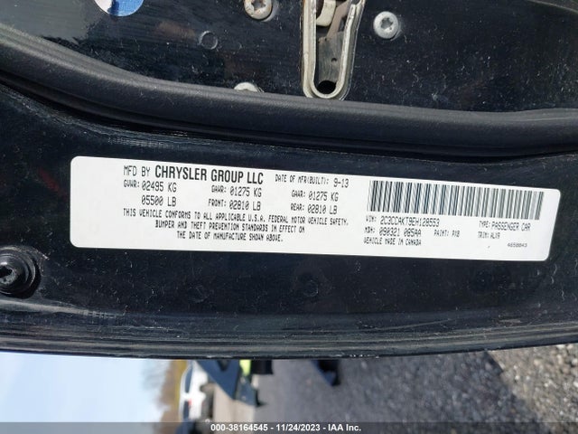 2C3CCAKT9EH128553 Chrysler 300C