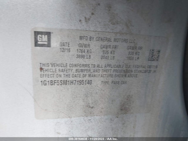 Chevrolet Cruze Premier Auto 2017 1G1BF5SM1H7195140 Image 9