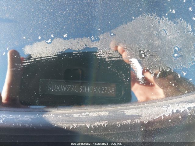 5UXWZ7C31H0X42738 BMW X3 Sdrive28i