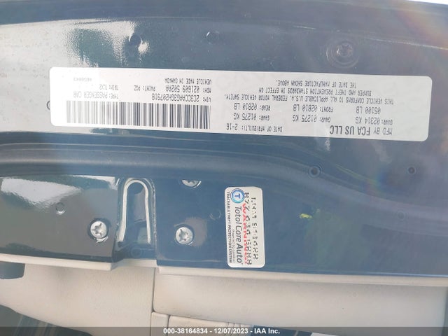 2016 CHRYSLER 300 LIMITED VIN: 2C3CCAAG3GH207918