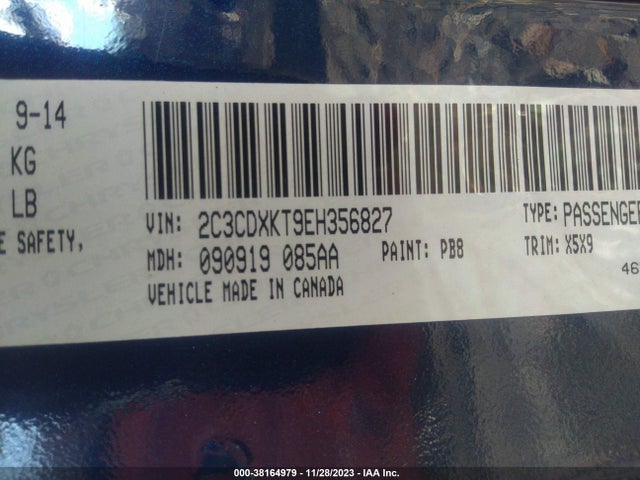 Dodge Charger Police 2014 2C3CDXKT9EH356827 Image 9