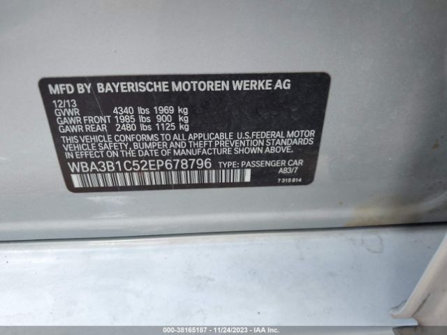 WBA3B1C52EP678796 BMW 320i