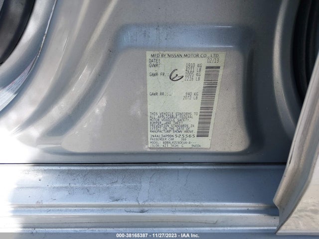 2013 NISSAN ALTIMA 2.5 S VIN: 1N4AL3AP9DN525565