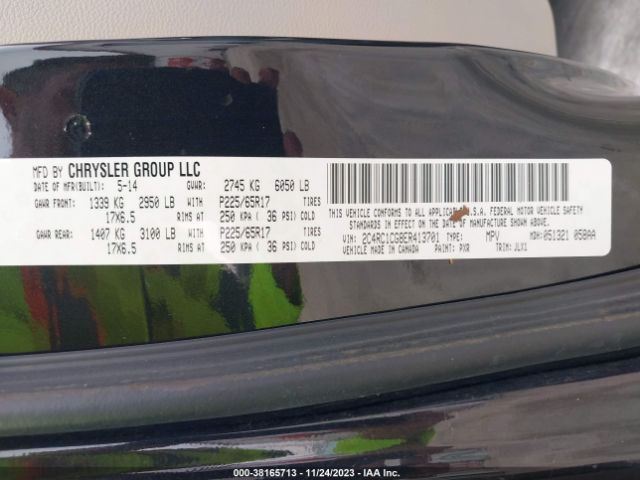 2C4RC1CG8ER413701 Chrysler Town & Country Touring-l