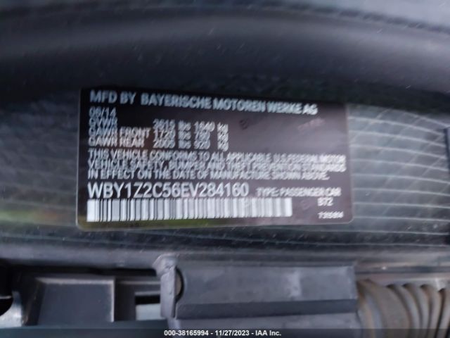 WBY1Z2C56EV284160 BMW I3