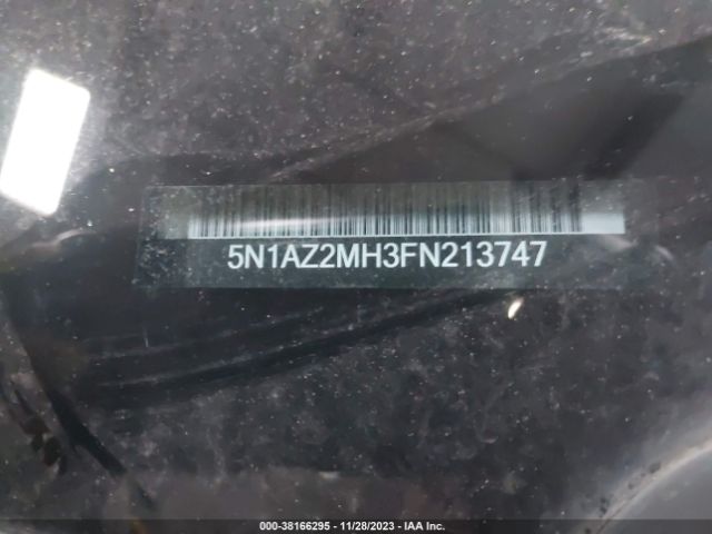 5N1AZ2MH3FN213747 Nissan MURANO SL