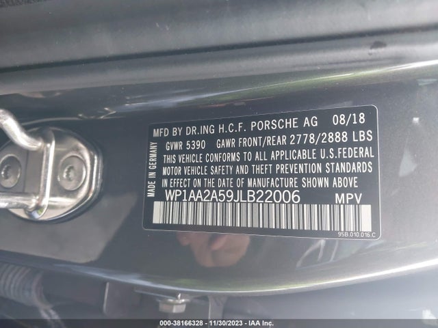 2018 PORSCHE MACAN WP1AA2A59JLB22006 Photo 8