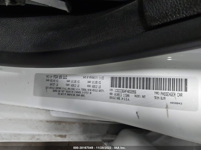 Chrysler 200 S 2015 1C3CCCBG0FN652956 Image 9