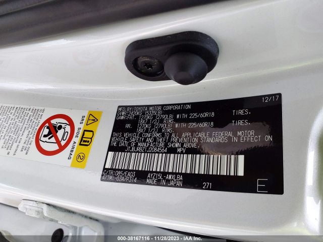 2018 LEXUS NX 300H JTJBJRBZ1J2084564 Photo 8
