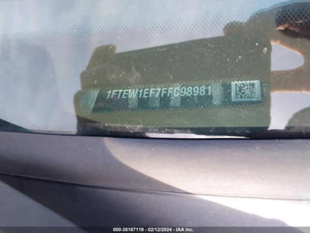 1FTEW1EF7FFC98981 Ford F-150 Lariat