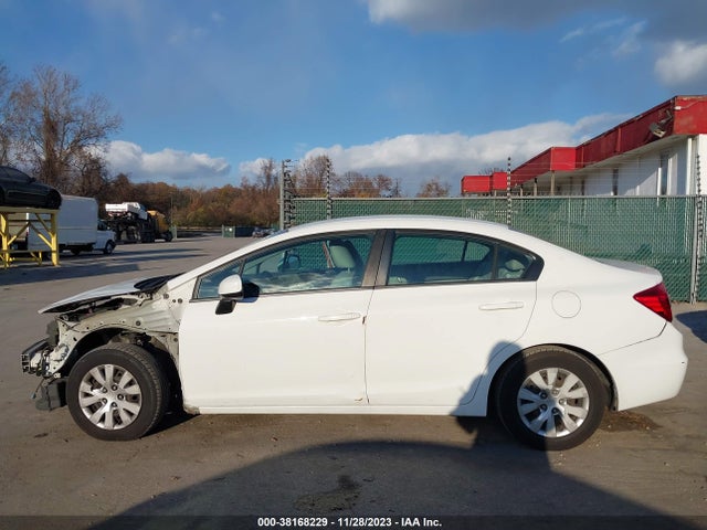 2012 HONDA CIVIC LX VIN: 2HGFB2F50CH598935