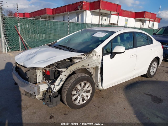 2012 HONDA CIVIC LX VIN: 2HGFB2F50CH598935