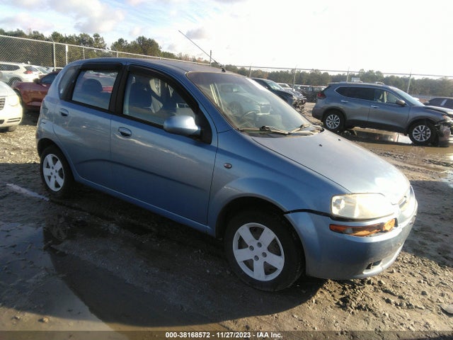 2006 CHEVROLET AVEO LS VIN: KL1TD66686B608675