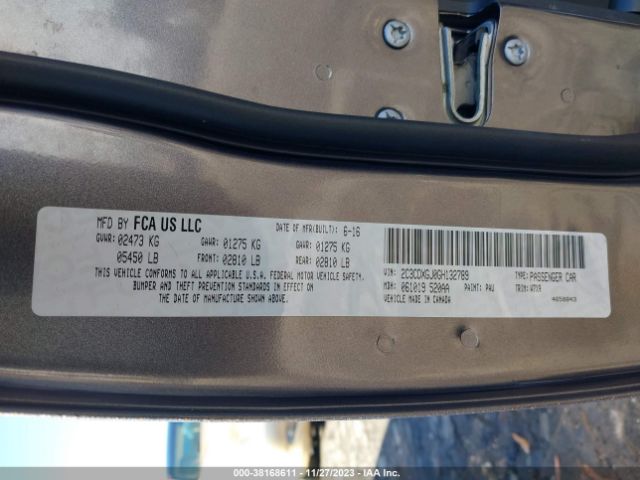 2C3CDXGJ0GH132789 Dodge Charger R/t Scat Pack