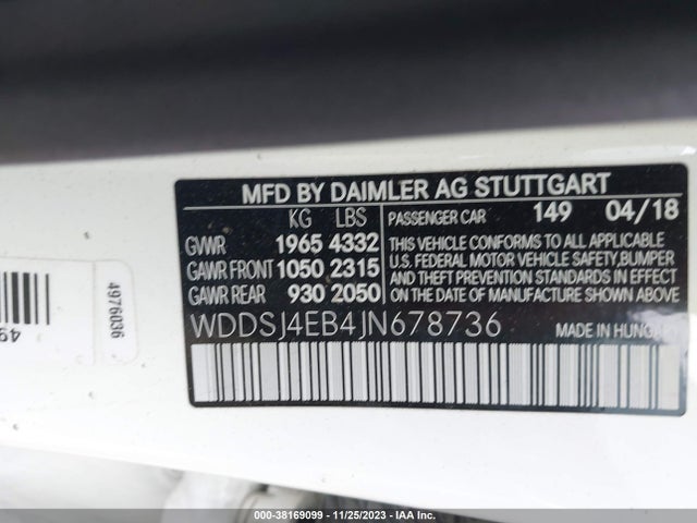 Mercedes-Benz CLA 250 2018 WDDSJ4EB4JN678736 Image 9