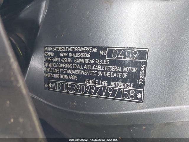 2009 BMW K1300 WB10539099ZV97158 Photo 9