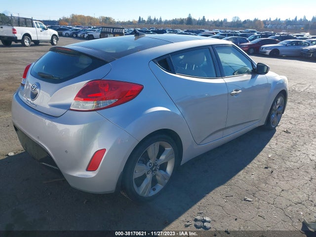 2012 HYUNDAI VELOSTER BASE W/GRAY VIN: KMHTC6AD4CU067122