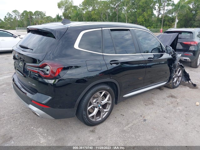 2022 BMW X3 SDRIVE30I VIN: 5UX43DP05N9M55255