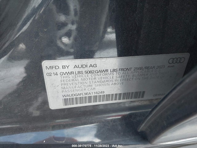 Audi S4 3.0t Premium Plus 2014 WAUDGAFL9EA116249 Image 9