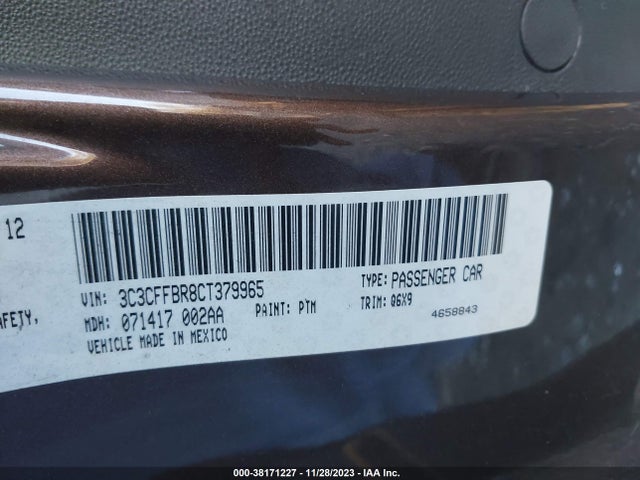 2012 FIAT 500 3C3CFFBR8CT379965 Photo 8