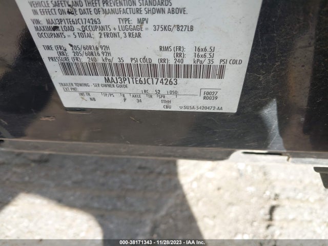 Ford Ecosport Se 2018 MAJ3P1TE6JC174263 Image 9