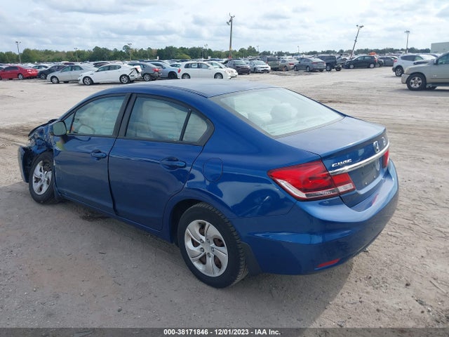 2013 HONDA CIVIC LX VIN: 2HGFB2F5XDH562106